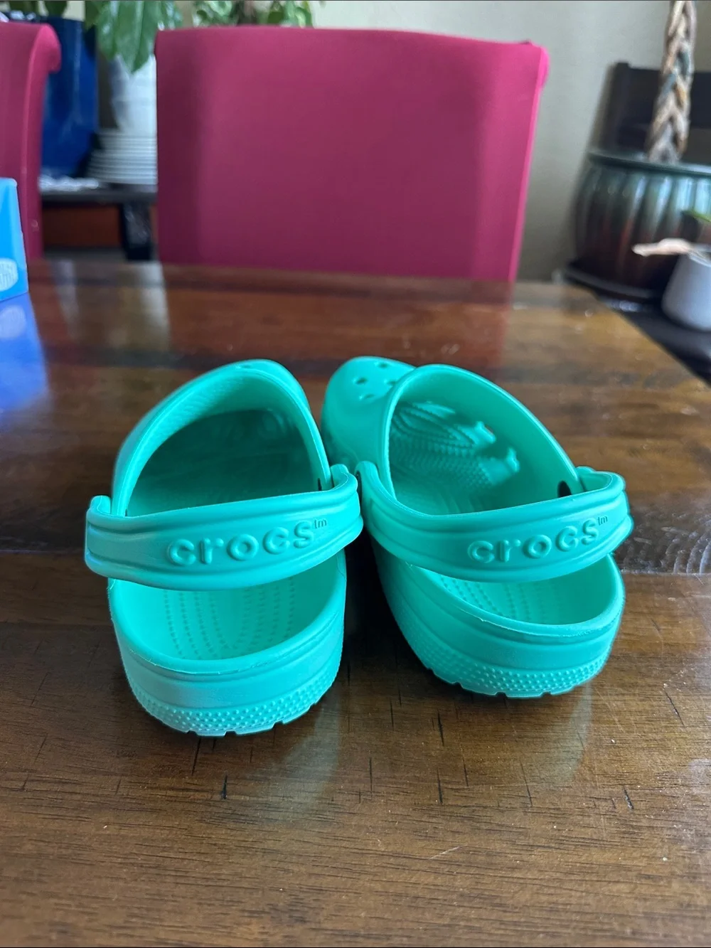 CROCS Kids Classic Clog in Aqua